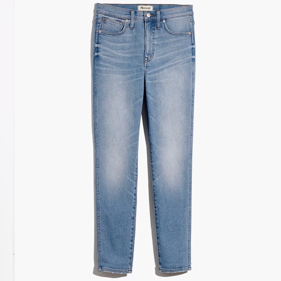Madewell Denim - Madewell 10” High-Rise Skinny Crop in Hawthorne Wash